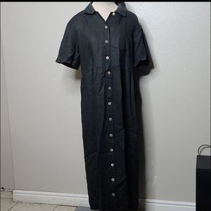 Vintage 100% Linen Dress by Match
